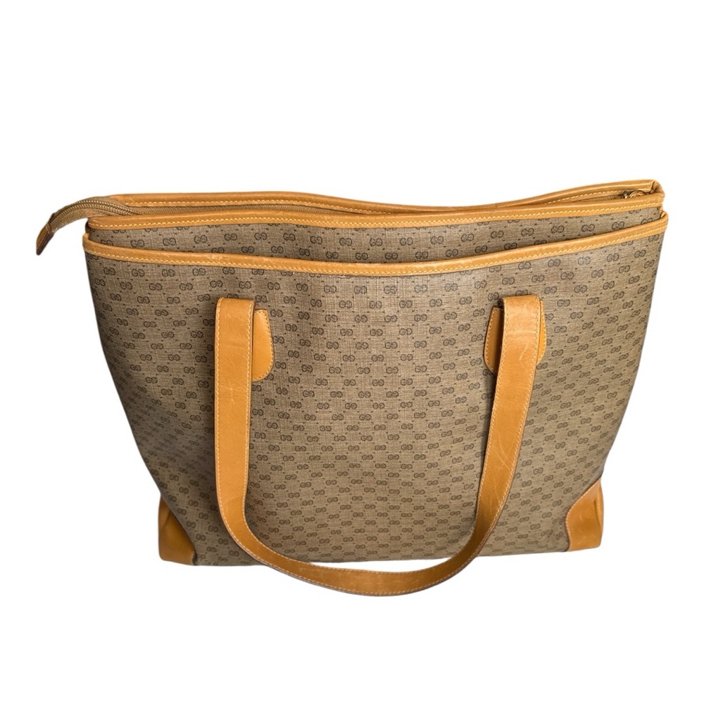 Gucci Micro GG Vintage PVC Leather Shoulder Tote - Picture 3 of 16